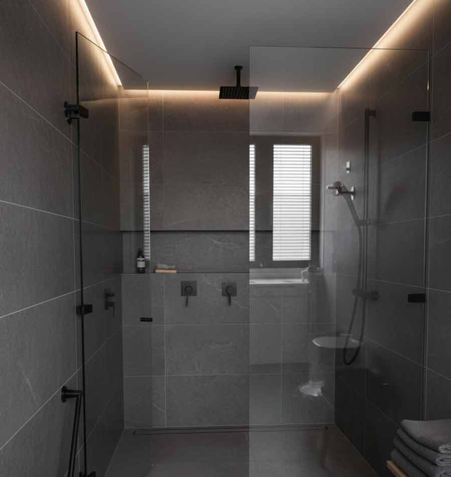 Puertas de baño abatibles precios económicos en Bogotá