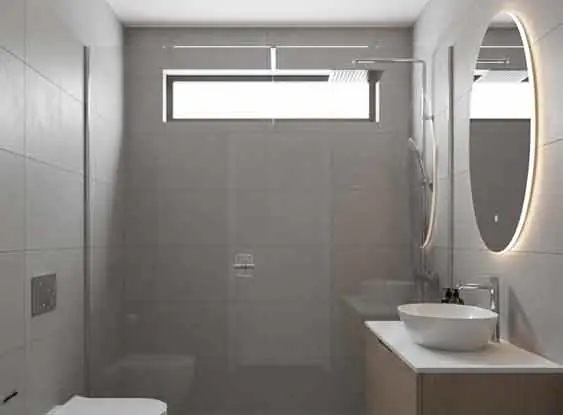 Puerta de baño batiente vidrio templado