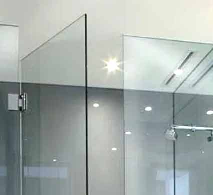 División de baño sin marco frameless Bogotá